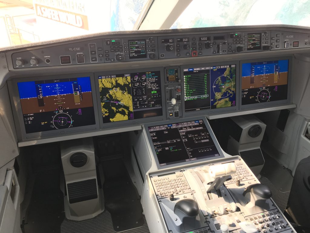 Instruments de vol, Appareils électroniques, panneau de contrôle, cockpit, intérieur, avion, vol
