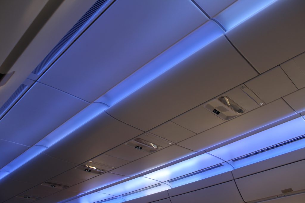 plafond, léger, Lampe fluorescente, ligne, éclairage, intérieur, mur, avion