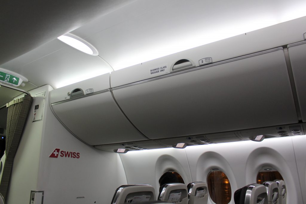 avion, Cabine d’avion, airbus, mur, plafond, intérieur