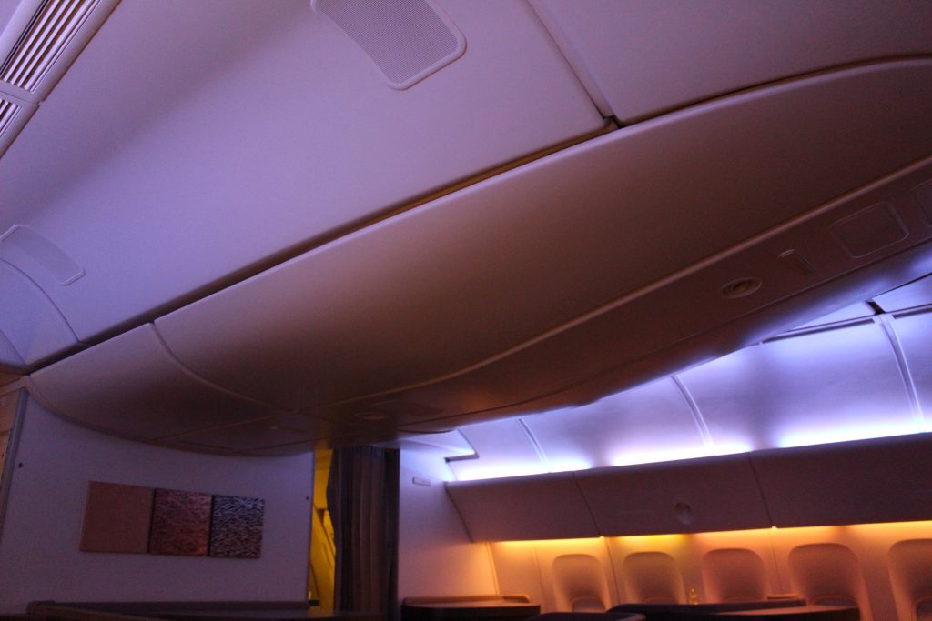 plafond, mur, avion, intérieur, aviation