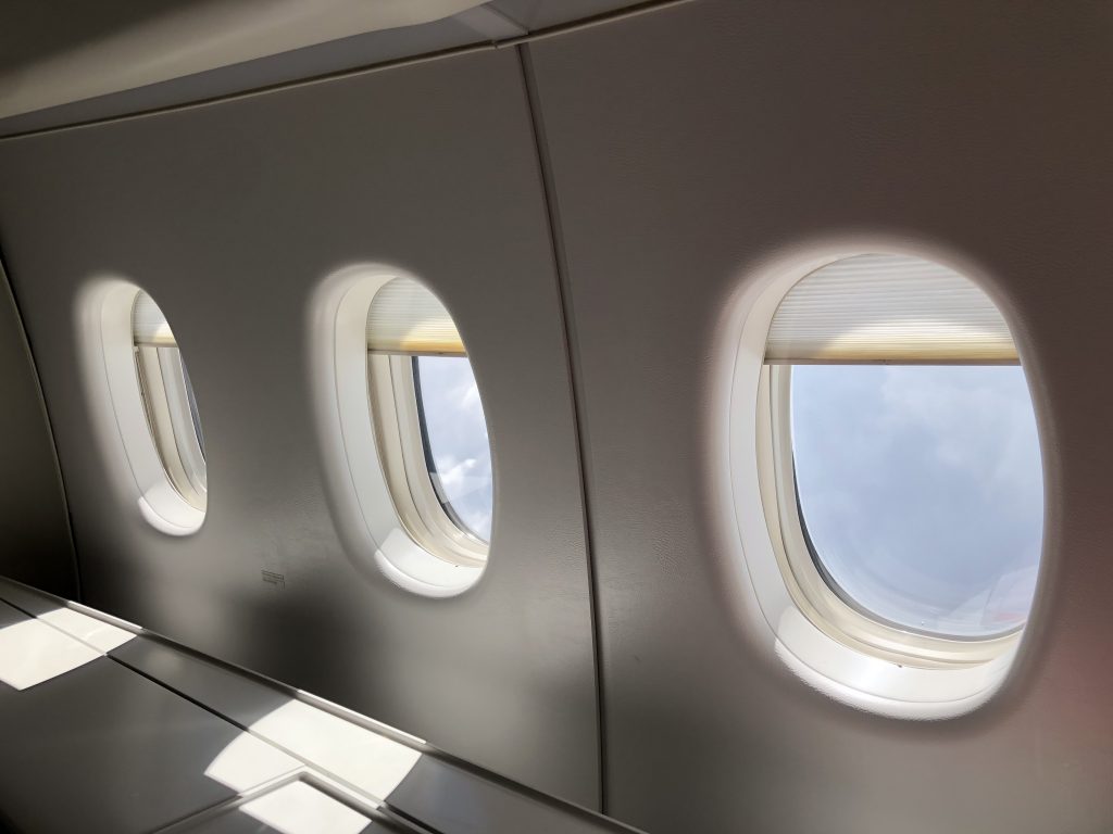 avion, Éclairage naturel, fenêtre, intérieur