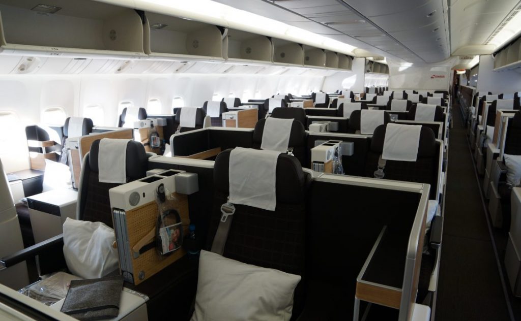 intérieur, Cabine d’avion, meubles, passager, plafond