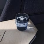 Finnair_Business Class_Iittala x Finnair Kuulas glass blue tabletop