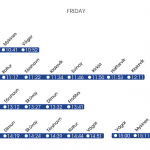 Timetable