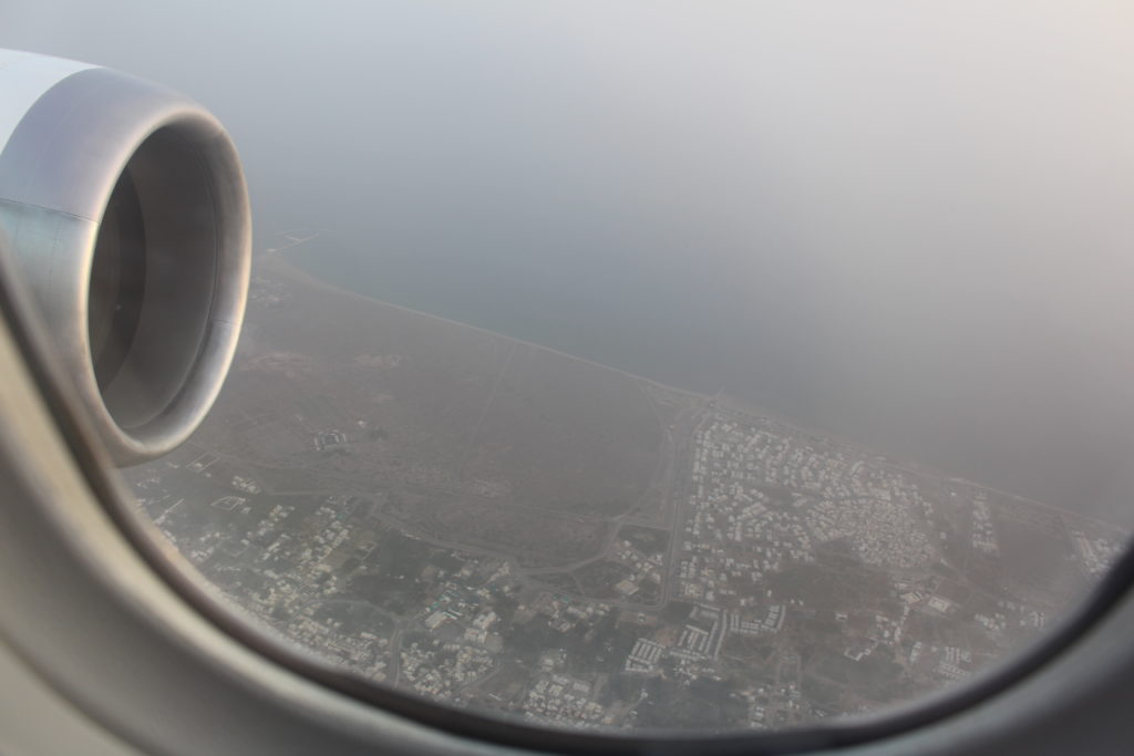 avion, fenêtre, plein air