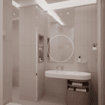 (6) Salle de bain d’une suite du salon La Première ©Air France