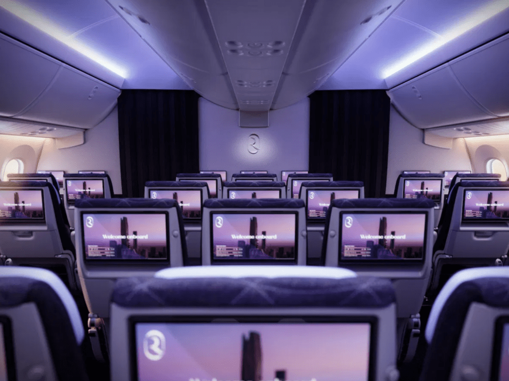 intérieur, Cabine d’avion, plafond