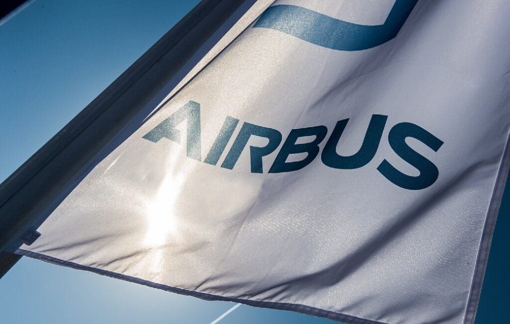 drapeau, texte, ciel, bleu, plein air, Airbus Spirit Aerosystem