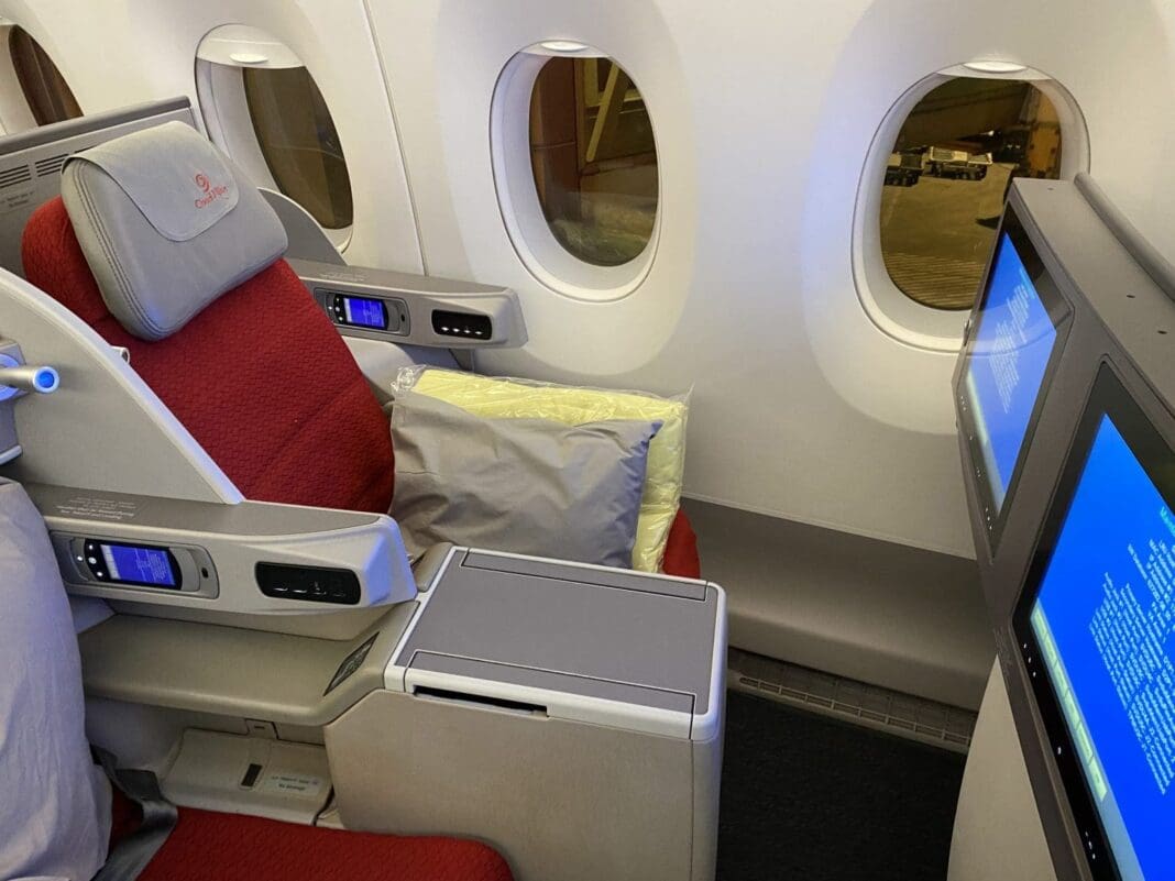 intérieur, Cabine d’avion, avion, mur, vol, Ethiopian Airlines