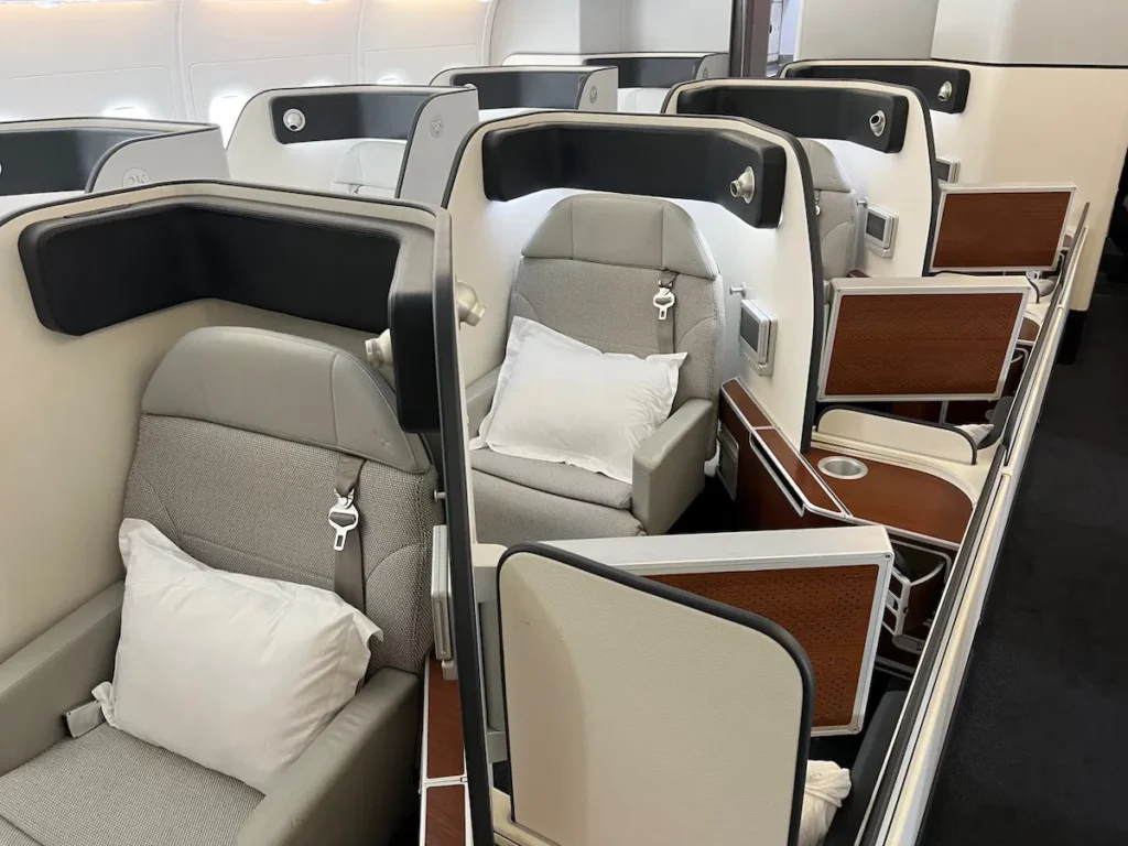 intérieur, Accoudoir, meubles, véhicule, chaise, Qantas A350 première classe