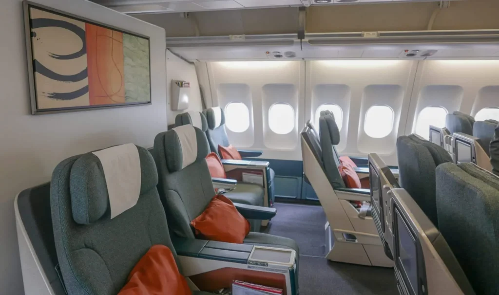 intérieur, Cabine d’avion, meubles, mur, plafond